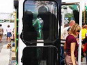T-Com Phone box art exhibition